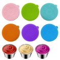 thumbnail image 2 of AMERTEER 6PCS Salad Dressing Containers to Go 1.6 OZ Dipping Sauce Cups Reusable Condiment Cup Container with Lids, 2 of 9