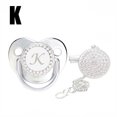thumbnail image 2 of XZNGL Baby Pacifier 26 Letter Name Initial Clip Silicone Infant Nipple Bling Newborn Pacifier, 2 of 9
