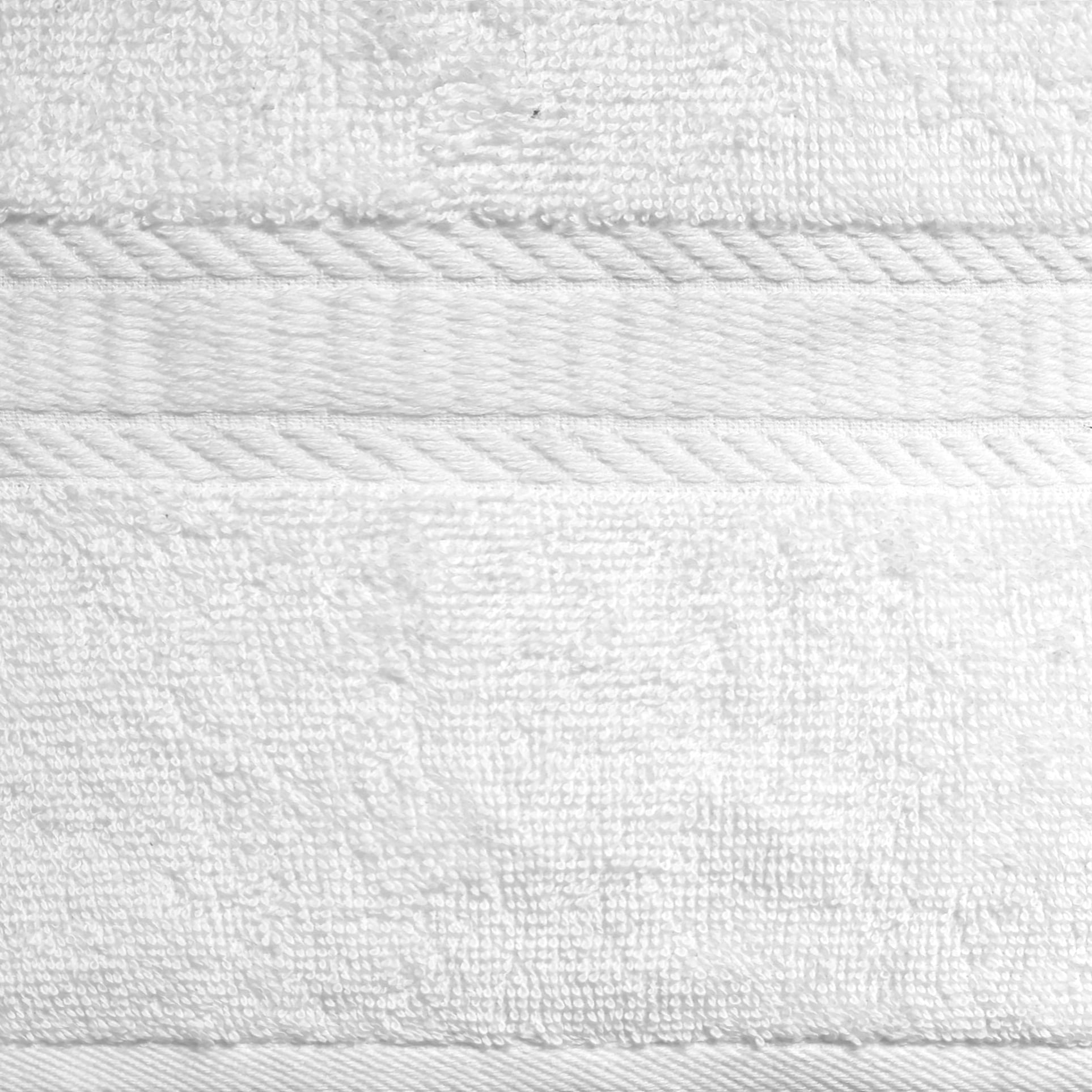 Mainstays 8pk Washcloth Set, 12" in. x 12", 100% Cotton, White