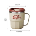 thumbnail image 3 of fheaev 304 Stainless Steel Mug Double-layer Heat Coffee Cup With Lid Water Cup For Students Large Capacity, 3 of 6