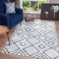 thumbnail image 1 of JV Home Moroccan Trellis Shag Soft | Plush | High Pile Shag Area Rug, 1 of 7