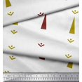 thumbnail image 2 of Soimoi Tissu Georgette Poly Vert Butidar Jamdani Tissu Imprimé 1 Yard 52 Pouces de Large, 2 of 2