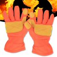 thumbnail image 4 of Firefighting Gloves, Hand Protection Flame Retardant Low Preheat Shrinkage Fire Proof Gloves Anti Static  For Firefighters, 4 of 8