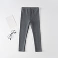 thumbnail image 4 of GigrtiJin Toddler Kids Girls Leggings Comfy Lounge Solid Color Legging Stretchy Tight Solid Color Pant Trousers, 4 of 4