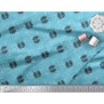 thumbnail image 2 of Soimoi Polyester Crepe Fabric Black Sketch Butterfly Printed Craft Fabric by The Yard 42 Inch Wide, 2 of 3