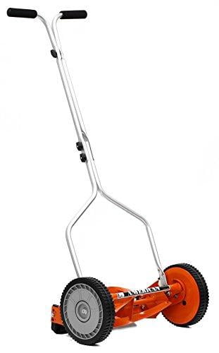 American Lawn Mower Company 1204-14 Tondeuse à gazon à poussoir à 4 lames de 14 pouces, Rouge