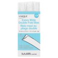 thumbnail image 1 of UNIQUE Extra-Wide Double-Fold Bias Tape - 15 mm (0.59 in) × 2.75 m (3.01 yd), Silver, 1 of 3
