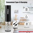 thumbnail image 2 of Ensemble d'Ouvre-bouteille Électrique, Ouvre-Bouteille de Vin Automatique Rechargeable par USB, 2 of 8