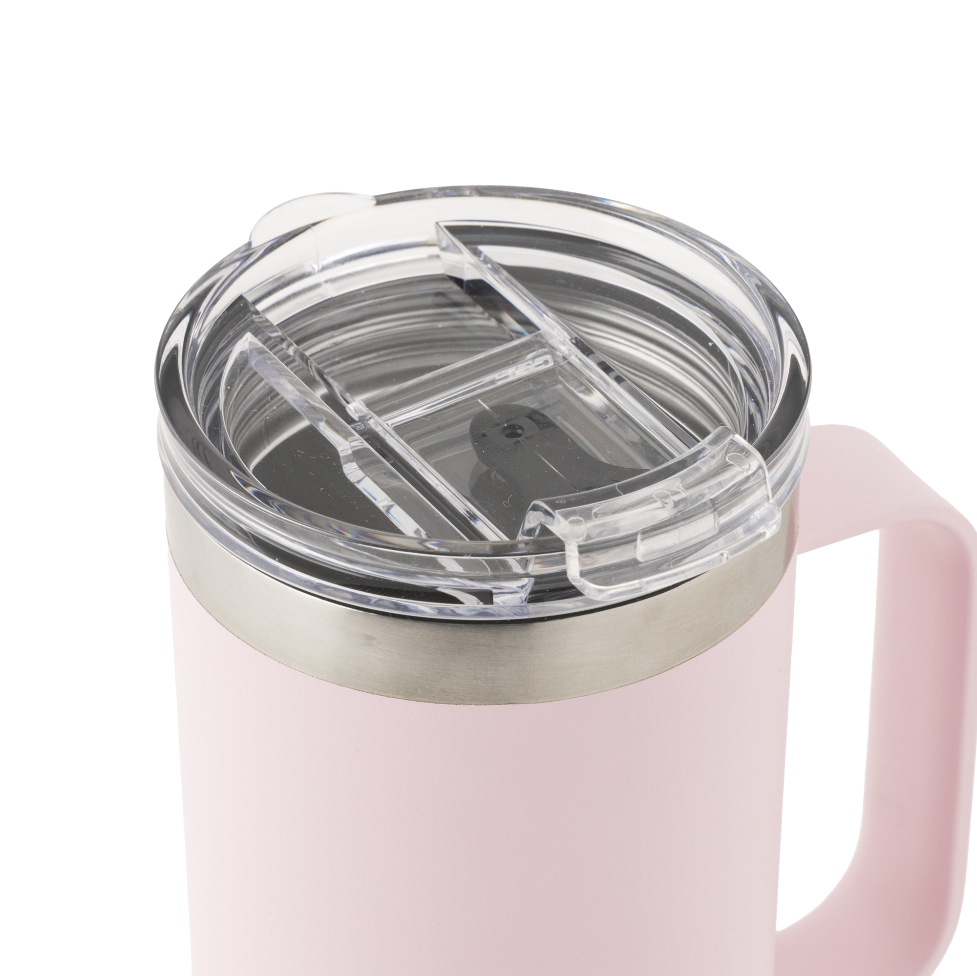Tasse de voyage TAL Mountaineer en acier inoxydable, 590 ml, rose poudré