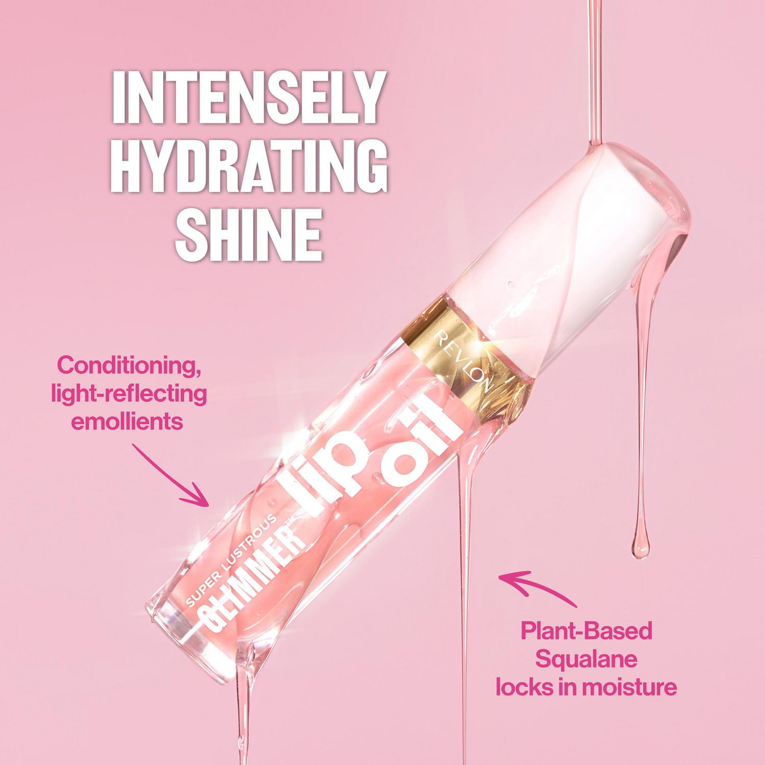 Huile à lèvres Super Lustrous Glimmer™, Hydratante