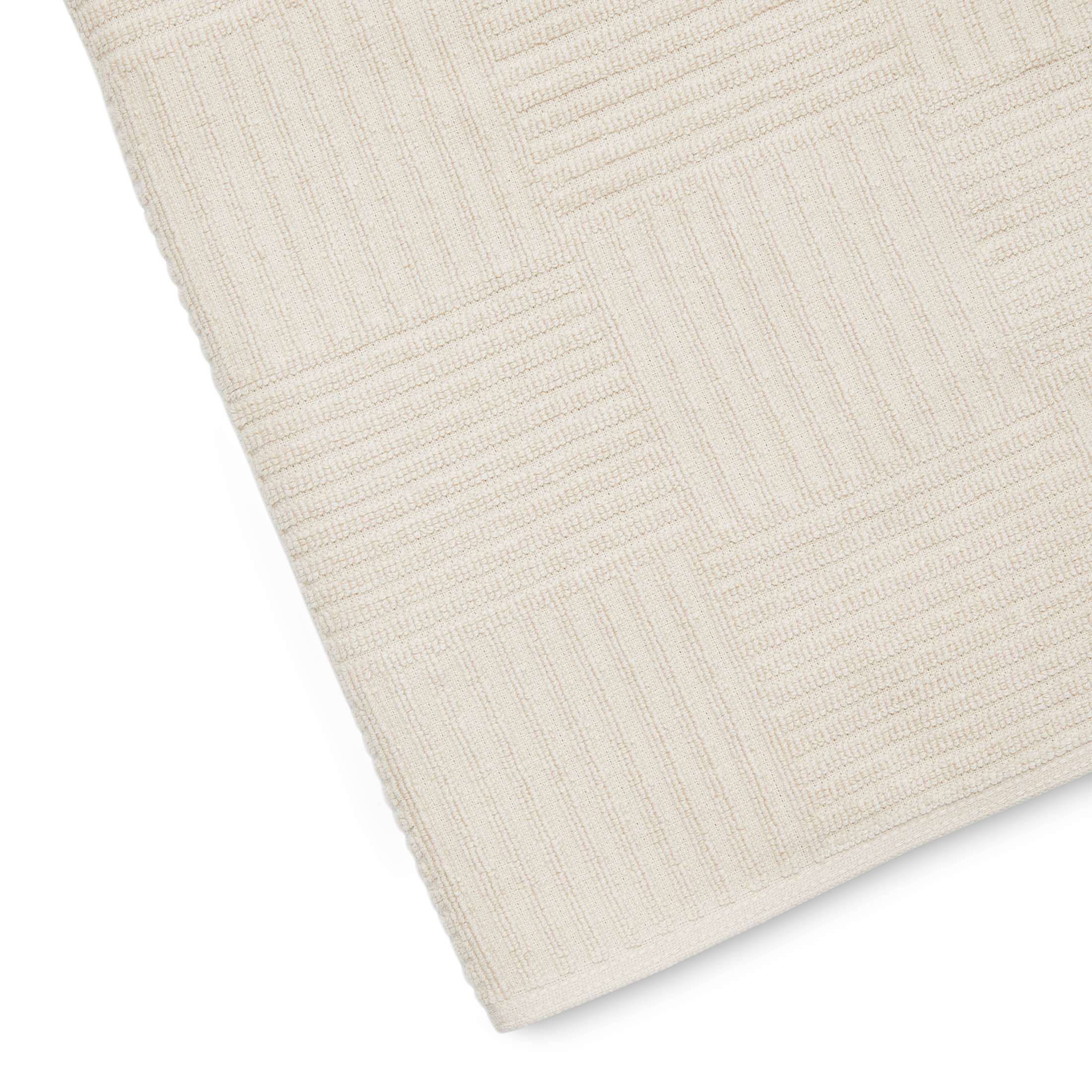 Mainstays SQ Rib Weave Kitchen Towels, 15"x25", Tan