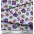 thumbnail image 3 of Soimoi Poly Georgette Fabric Mandala Kaleidoscope Print Fabric by Yard 42 Inch Wide, 3 of 3