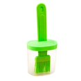 thumbnail image 2 of 1PC Tin Foil Roll Integrated Oil Brush Oil Bottle Oil Filling Bottle With Silicone Brush Two In One Silicone Measurement Filling Bottle For Kitchen Cooking Frying Baking Grilling Pancakes, 2 of 4