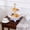 Blanc, variante sur Gifts YYV Présentoir à Desserts à Plusieurs Niveaux Plateau à Fruits à Deux Niveaux avec Base Présentoir de Service à Bonbons et Fruits à Plusieurs Niveaux pour Mariage KTV Fête Décoration de Table de Salon Présentoir à Desserts