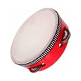 thumbnail image 3 of Milaget Hand Held Drum Musical Toys Traditional Tambourine Musical Percussion Instrument 4inch, 3 of 9