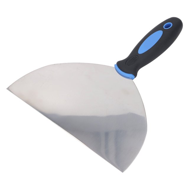 Stainless Steel Paint Scraper 8 Inch Blade Comfortable Handle Hanging Hole for Putty Wallpaper Paint Plaster 0122 Model