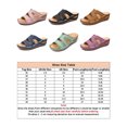 thumbnail image 2 of LUXUR Lady Orthopedic Sandals Platform Wedges Open Toe Cozy Mules Slides Ladies Shoes Yellow 10, 2 of 2