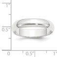 thumbnail image 3 of Bague Alliance Demi-Ronde en Platine 5 mm Taille 10 Classique à Dôme, 3 of 9