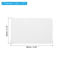 thumbnail image 2 of Unique Bargains 3.5' x 2' Blank Paper Business Cards, 90 Pack Small Index Flash Cards Words Message Note Card, White, 2 of 7