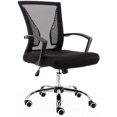 thumbnail image 1 of Modern Home Zuna Ergonomic Mesh Mid Back Office Desk Chair, Black, 1 of 10