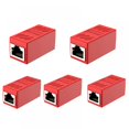 thumbnail image 1 of Connecteurs Ethernet Rj45 Coupleur Extension de Câble Ethernet Femelle vers Femelle Coupleur de Réseau Adaptateur de Réseau Femelle (Lot de 5), 1 of 8