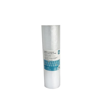 Pen + Gear Bubble Cushion Roll, 24 in x 50 ft, Small Bubbles, Clear, Perforated