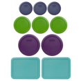 thumbnail image 1 of Pyrex Plastic Replacement Lid Bundle for Pyrex 20 Piece Set Made in USA (10 lids only), 1 of 5