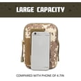 thumbnail image 3 of Tignapoo Unisex Outdoor Sports Waist Pack - Ultra-Lightweight, Waterproof and Breathable Multi-Functional Phone Holder for Running, Climbing, Fishing and Cycling - Fits on Belt (A50 Phone Bag#), 3 of 6