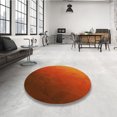 thumbnail image 4 of Ahgly Company Machine Washable Indoor Rectangle Transitional Orange Red Orange Area Rugs, 5' x 7', 4 of 7