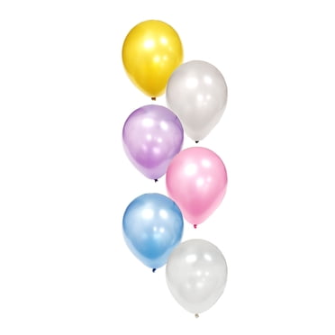 Way To Celebrate 12Pcs Balloon Pearl Assorted,12CT x 12in Helium Latex Balloon