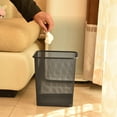 thumbnail image 4 of TIMIFIS Garbage Can Metal Meshround Garbage Can Trash Can Garbage Can Wastebaskets for Bathroom Bedroom Office Kitchen Small Space Living Trash Bin Storage Basket, 4 of 6