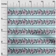 thumbnail image 1 of oneOone Cotton Flex Fabric Leaves & Floral Block Printed Craft Fabric BTY 40 Inch Wide, 1 of 4