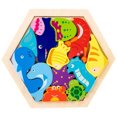 thumbnail image 4 of Wooden Jigsaw Puzzles Learning Matching Puzzle Pieces Diy Art Gift For Kids, 4 of 4