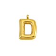 thumbnail image 1 of Pendentif Lettre Mode PVC Plaqué Or Initiale Collier Bulle Acier Inoxydable Alphabet pour Fabrication de Bijoux DIY, 1 of 5
