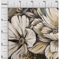 thumbnail image 2 of oneOone Velvet Yellow Fabric Florals Sewing Craft Projects Fabric Prints By Yard 58 Inch Wide, 2 of 4