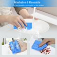 thumbnail image 2 of Mcyye 8PCS Compressed Kitchen Sponges Pack for Household Use, Premium Dish Sponges Kitchen Natural, Non Scratch Cleaning Sponges for Dishes, Excellent Cleaning Tools, Save Space, Blue & White Sponge, 2 of 5