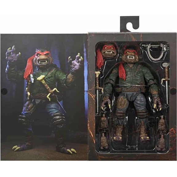 Teenage Mutant Ninja Turtles Universal Monsters 7 Inch Action Figure Ultimate - Raphael as The Wolfman
