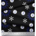 thumbnail image 2 of Soimoi Poly Georgette Fabric Berries & Damask Decorative Print Fabric by The Yard 52 Inch Wide, 2 of 3