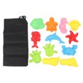 thumbnail image 2 of Outils de Moulage de Sable, 12 Pcs Moules à Sable Fiables avec Sac de Rangement pour Plage, 2 of 7