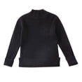thumbnail image 1 of LOVZFMLL Girl's Sweater, Turtleneck Ribbed Pullover Solid Color, Casual Essential Stretchy Layering Top Fall Clothes Warm Winter Tops Kid Girls Clothes for 6 Years, 1 of 3