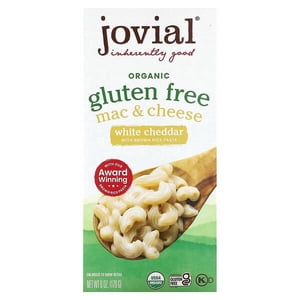 Jovial, Organic Sans gluten, Mac & Fromage, Cheddar blanc, 6 oz (170 g)