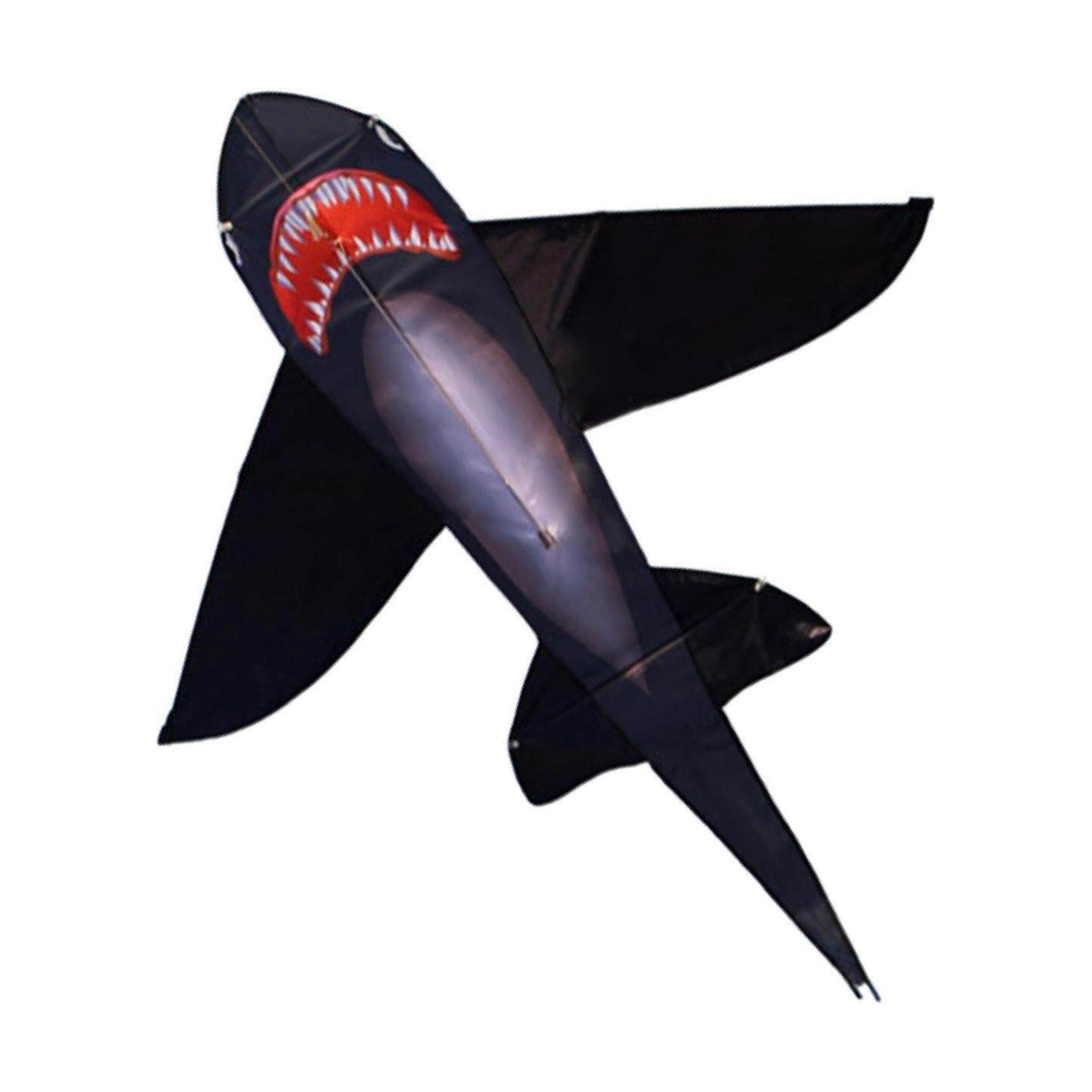 Fish Kites Outdoor Sport Toys Beach Shark Kite Black Shark Kite for ...