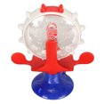 thumbnail image 2 of Alimentateur Lent de Chat, Forme de Moulin à Vent Rond Interactif Chat Nourriture Traite Jouet Distributeur pour Chiots Bleu Foncé, Bleu, Vert, 2 of 8