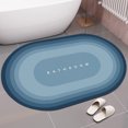 thumbnail image 4 of Bath Mat Rug,Soft Diatomaceous Earth Non Slip Quick Dry Rubber Backed Gray Bathroom Rug Mat,Absorbent Get Naked Bath Mat Rug for Bathroom Floor-Easy Clean Bathmat, 4 of 8