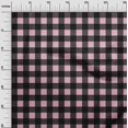 thumbnail image 2 of oneOone Silk Tabby Fabric Gingham Check Print Sewing Fabric BTY 42 Inch Wide, 2 of 4