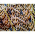 thumbnail image 4 of oneOone Silk Tabby Fabric Stripe & Chevron Ikat Printed Fabric 1 Yard 42 Inch Wide, 4 of 4