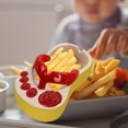 thumbnail image 3 of DOLITY Ceramic French Fries Dish Feet Shaped Chip Serving Dish Bowl for Kitchen Red, 3 of 8