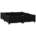 thumbnail image 1 of vidaXL Planter Raised Flower Bed with Rattan Look Plant Box Polypropylene, 1 of 6