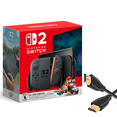 thumbnail image 1 of Nintendo Switch 2 Console + Mario Kart World Game Bundle with with VLT HDMI Cable, 1 of 7