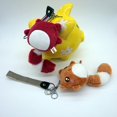 thumbnail image 4 of Cute Long Tail Raccoon Plush Doll Pendant Key Holder Keychain Bags Decoration, 4 of 10
